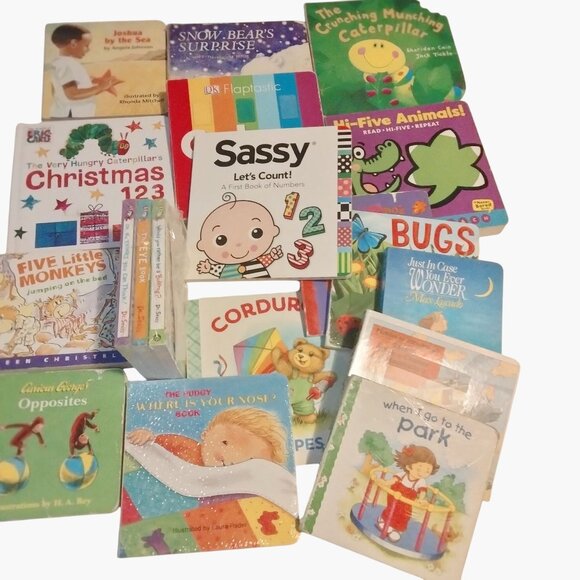 Baby Board Books Toddler Reading - Eric Carle Dr Seuss Assorted Titles Lot Of 20 - Picture 1 of 16